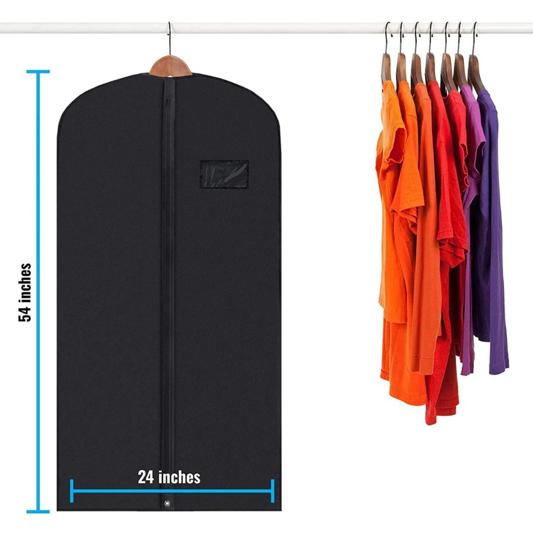 Sandsberg 5 Premium Kleidersäcke - Mit durchsichtiger Fenster, wasserabweisend - 40"/54" Zoll