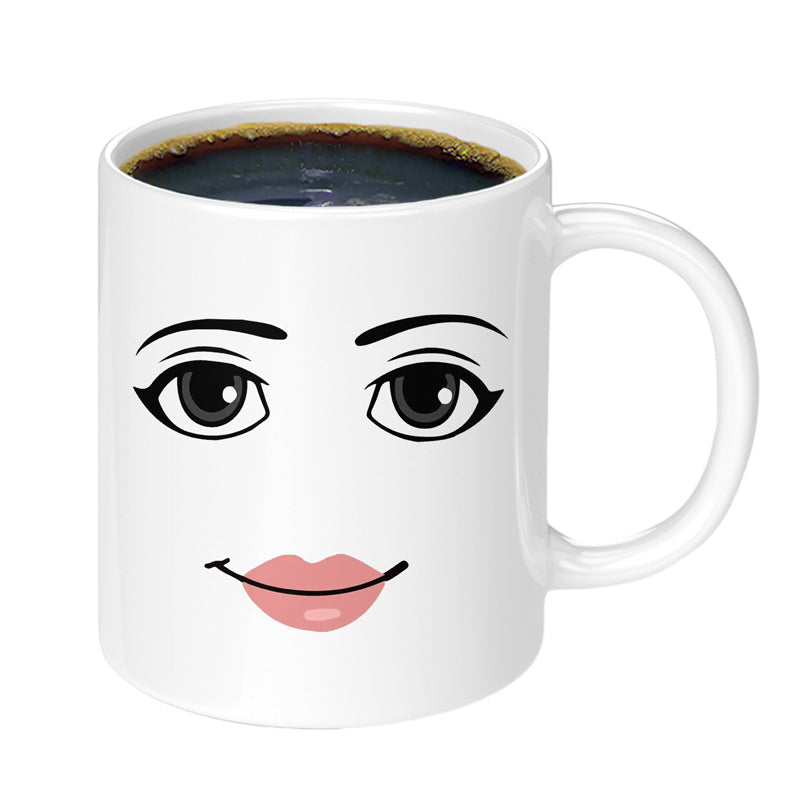 Emoji-bedruckte Keramiktasse