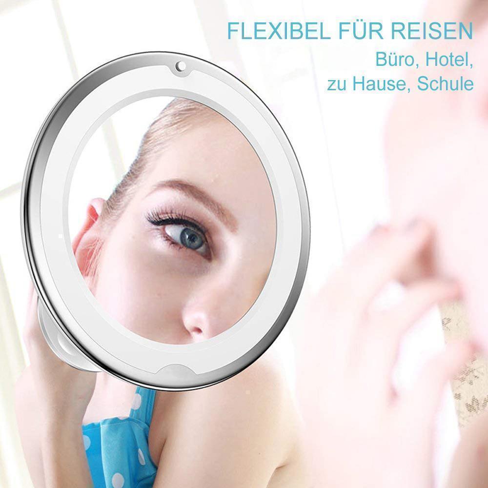 Vergrößerungs-Schminkspiegel mit Licht geeignet für Schminken mit hoher Genauigkeit