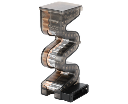 Sandsberg | Magnetischer Batterietester und Aufbewahrungsbox für AA- und AAA-Batterien