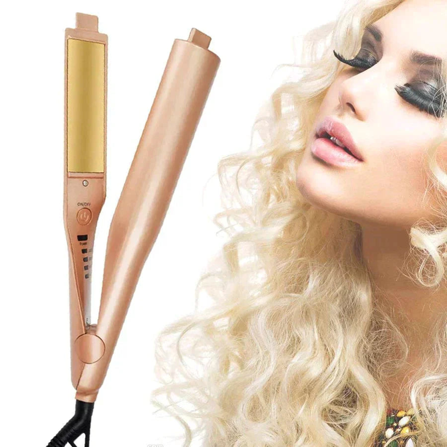 2-in-1 Haarglätter Spiralwellenlockenstab