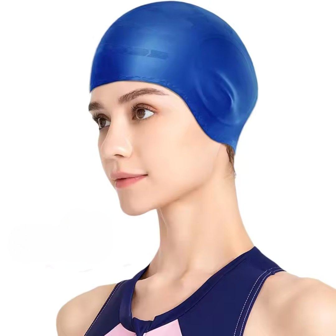HydroFit – Silikon Schwimmhaube mit Ohrenschutz