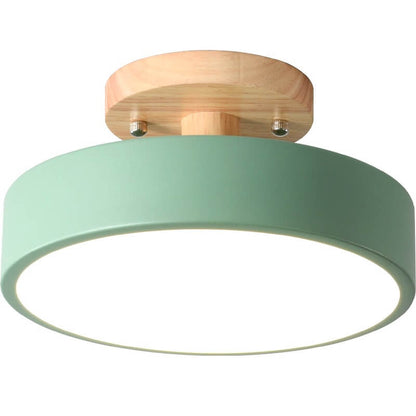 Sandsberg LED runde Deckenlampe | Nordic Design | Semi-Flush Montage | wirtschaftliche Innenbeleuchtung