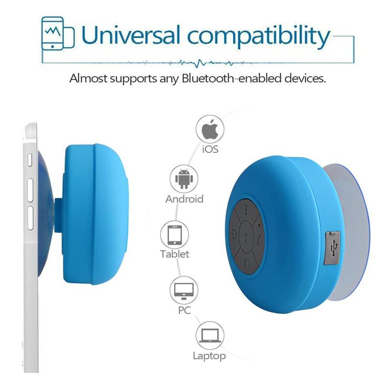 Wasserdichter kompakter Bluetooth-Lautsprecher
