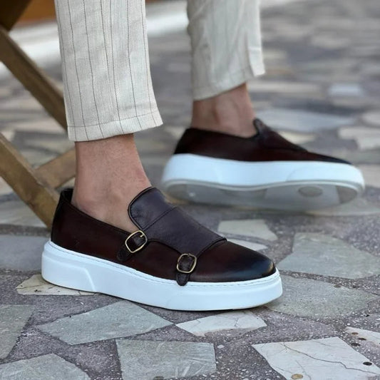 Premium-Schuhe mit Doppelschnalle