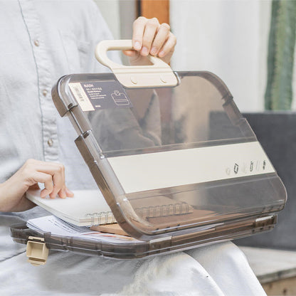 Sandsberg | Große Kapazität Wasserdichte Transparente Aktenbox