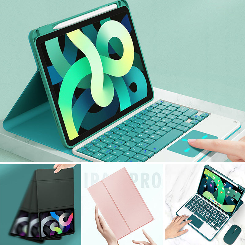 Abnehmbares kabelloses Keyboard mit Taschenabdeckung und Stifthalterschutz