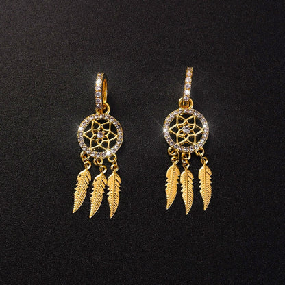 Evani️ | Elegante Verfeinerung mit Ohrringen aus 14-karätigem Gold