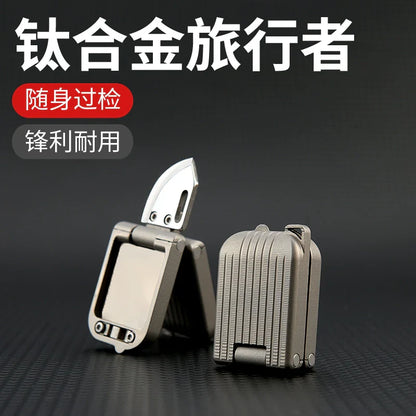 Sandsberg | Titan Mini Klapp-Schlüsselanhänger: Outdoor, Selbstverteidigung, tragbarer Expressöffner