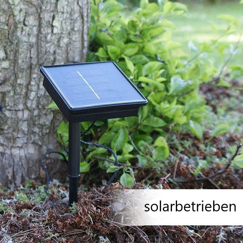 Solar Rattan LED-Leuchten