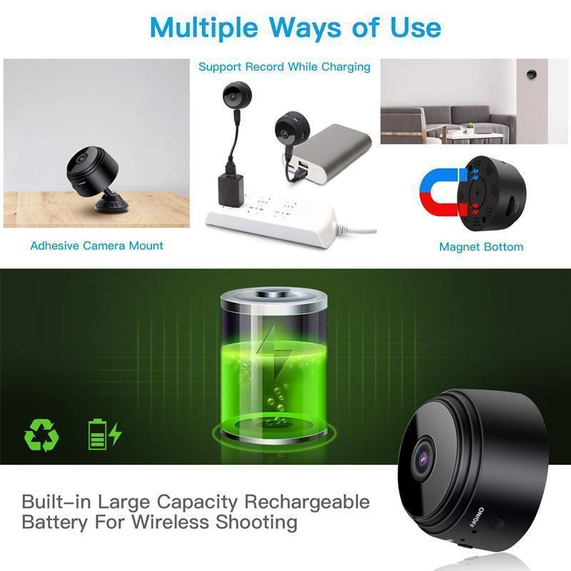 1080p Magnetische WiFi Mini Kamera - RV Wohnmobil Rückfahrkamera