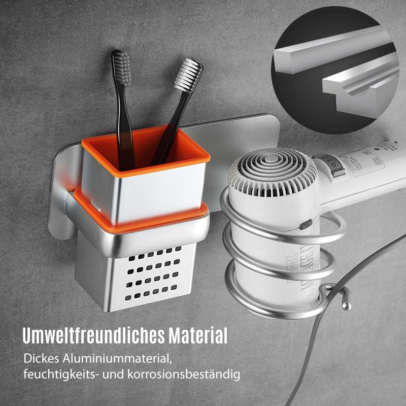 Sandsberg | Bad Aluminium Multifunktionaler Haartrocknerhalter