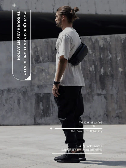 Sandsberg | Trendy Herren Crossbody Brusttasche - Sportliche Gürteltasche