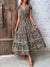 Sommerliches Maxikleid mit V-Ausschnitt