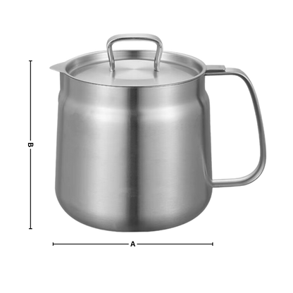 2-in-1 Fritteuse aus Edelstahl