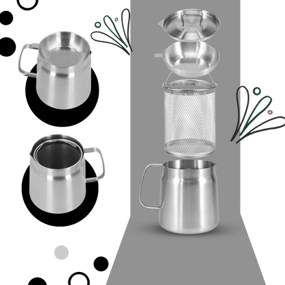 2-in-1 Fritteuse aus Edelstahl