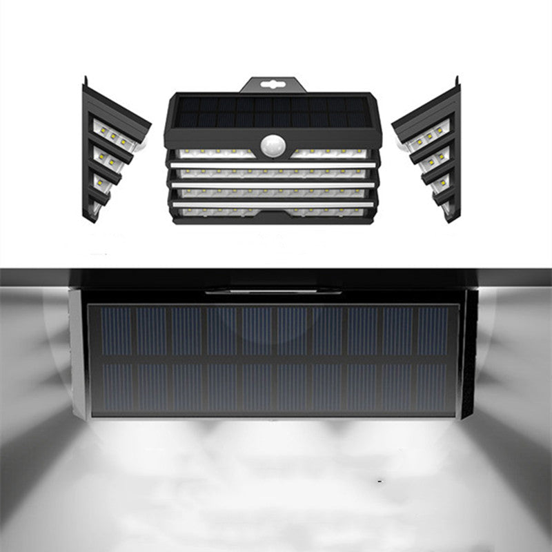 Sandsberg | Wasserdichte & Bewegungsaktivierte Solarleuchte, für Garten, Hinterhof, Terrasse, Patio, Garage