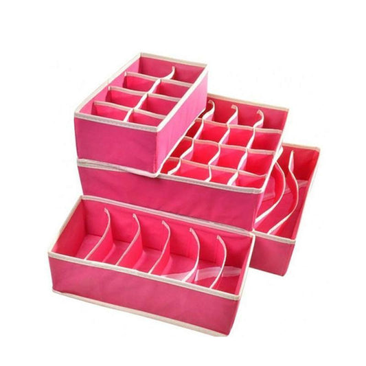 Faltbarer Kleiderschrank Unterwäsche Organizer (4 Stück/1 Set)