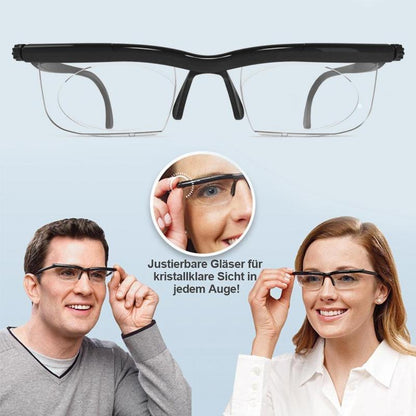 Fokus einstellbare Brille Lesebrille Unisex