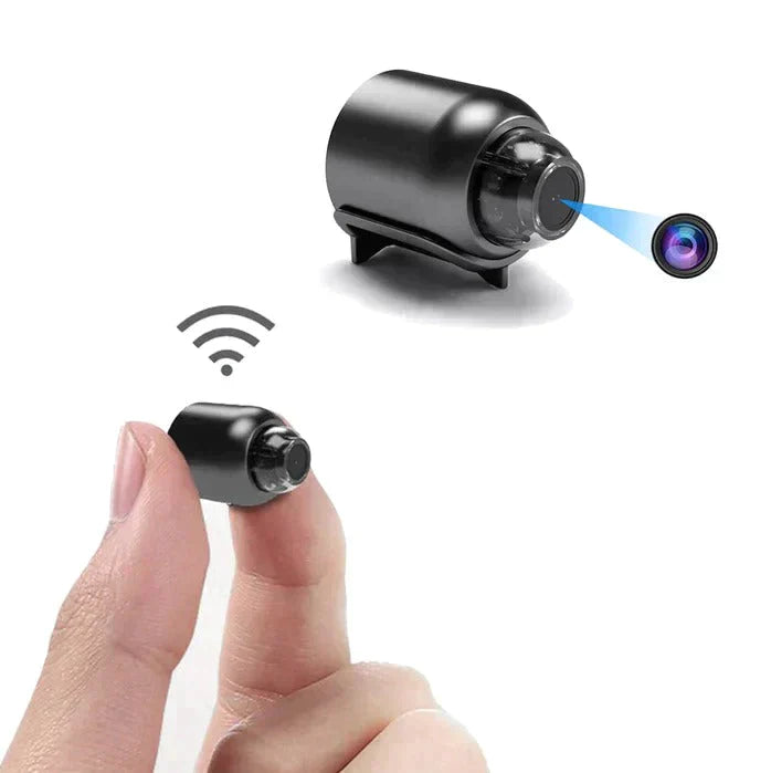 Paket x2 Kleine WiFi Sicherheitskamera Nachtsicht Drahtlos HD Kinder- und Haustierüberwachung