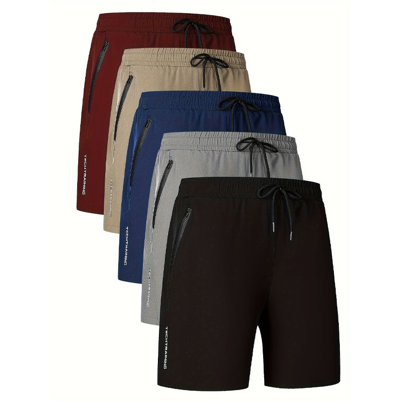 Herren Atmungsaktive Schnell Trocknende Sport Shorts
