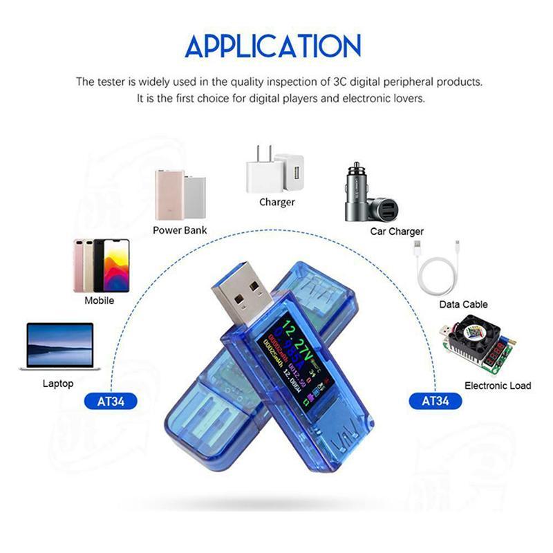 USB-Tester Strom Spannungs Meter Detektor