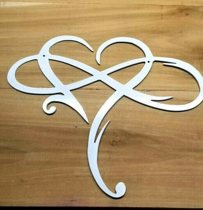 Endless Heart - Stahl Wanddekoration Metall Wandkunst
