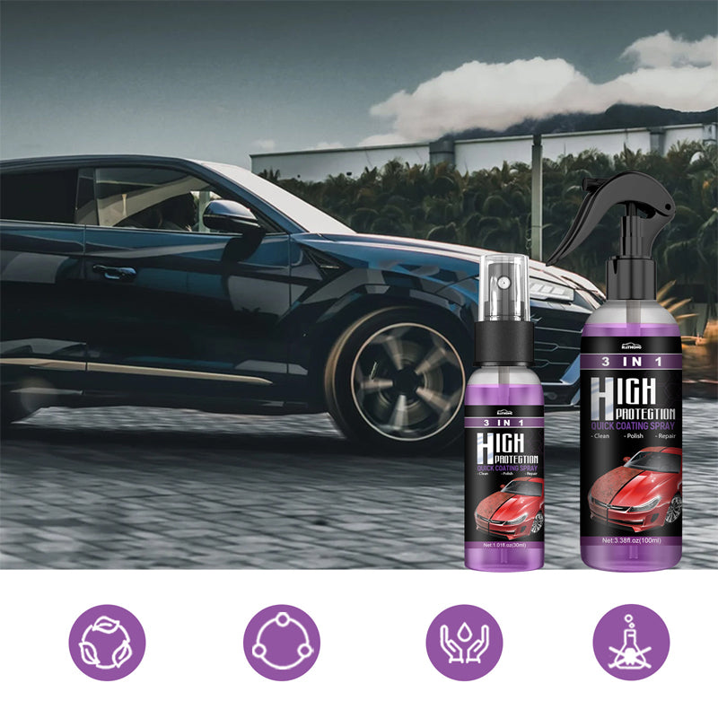 Auto Shine | Leistungsstarker Spray für Schnellen und Langlebigen Schutz von Autos