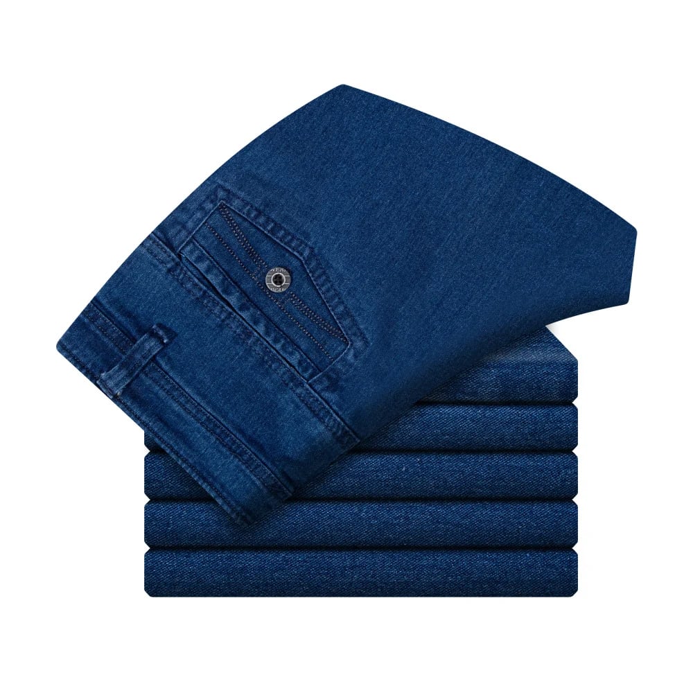 Jeans mit geradem Schnitt und hoher Taille für Herren