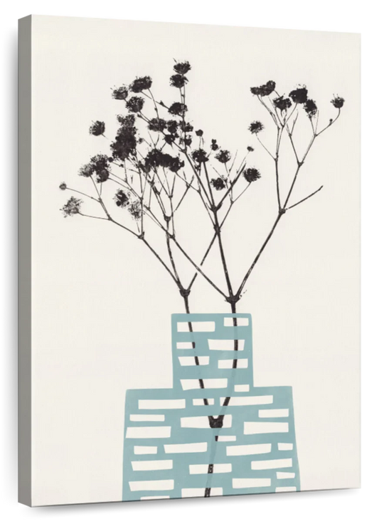 Sandsberg | Gypsophila in einer blauen Vase Wandkunst