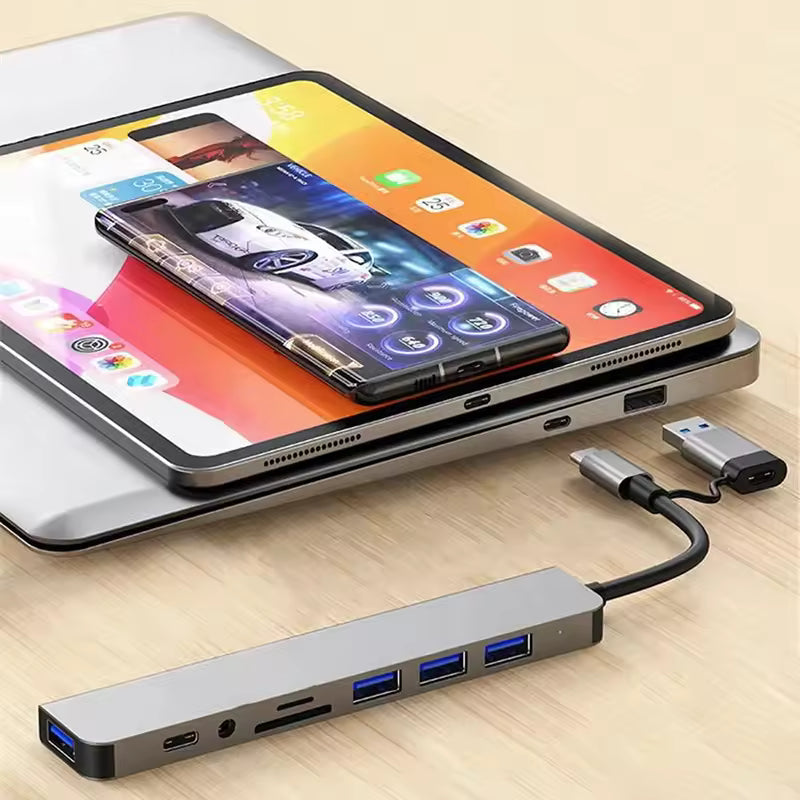 Sandsberg | Blueendless 8 In 1 Multifunktions Type-C / USB-C HUB Erweiterungsdock