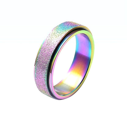Drehbarer Angstring-Ring in allen Farben reduziert Stress *NEU