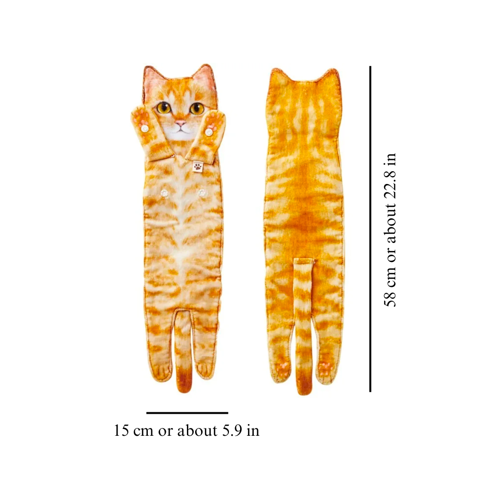 Katze Handtücher