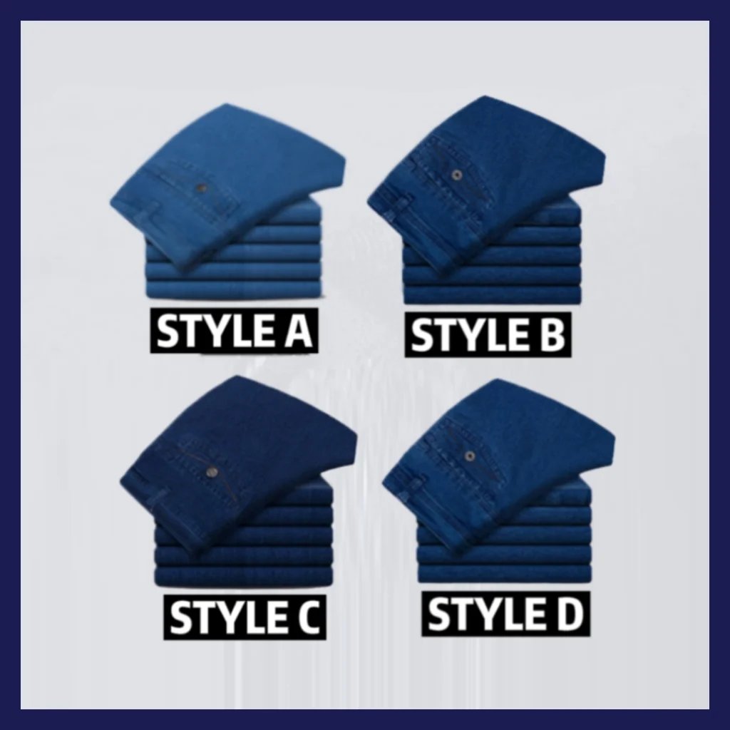 Jeans mit geradem Schnitt und hoher Taille für Herren
