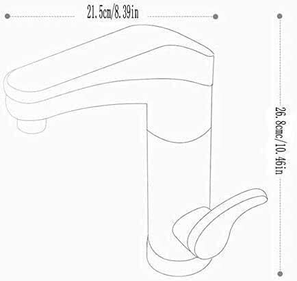 Sandsberg | Elektrischer Instant-Heißwasserhahn mit eingebautem Heizgerät & LED-Temperaturanzeige – Küche & Bad