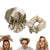 Set mit Lockenknoten aus Satin ohne Hitze