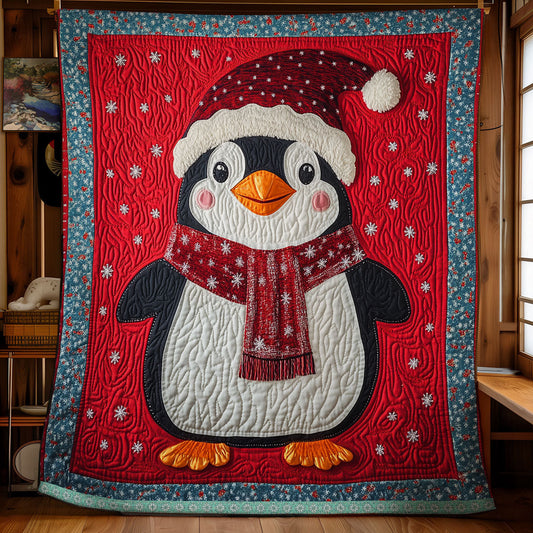 Pinguin Glücksdecke