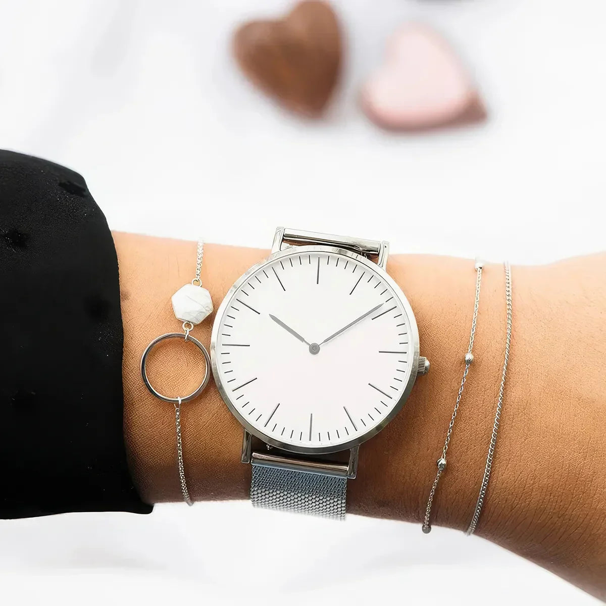 Sandsberg | Luxus Roségold Damen Armbanduhr - Elegante Uhr