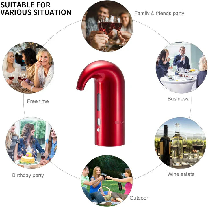 Sandsberg | Elektrischer Weinbelüfter Ausgießer Spender