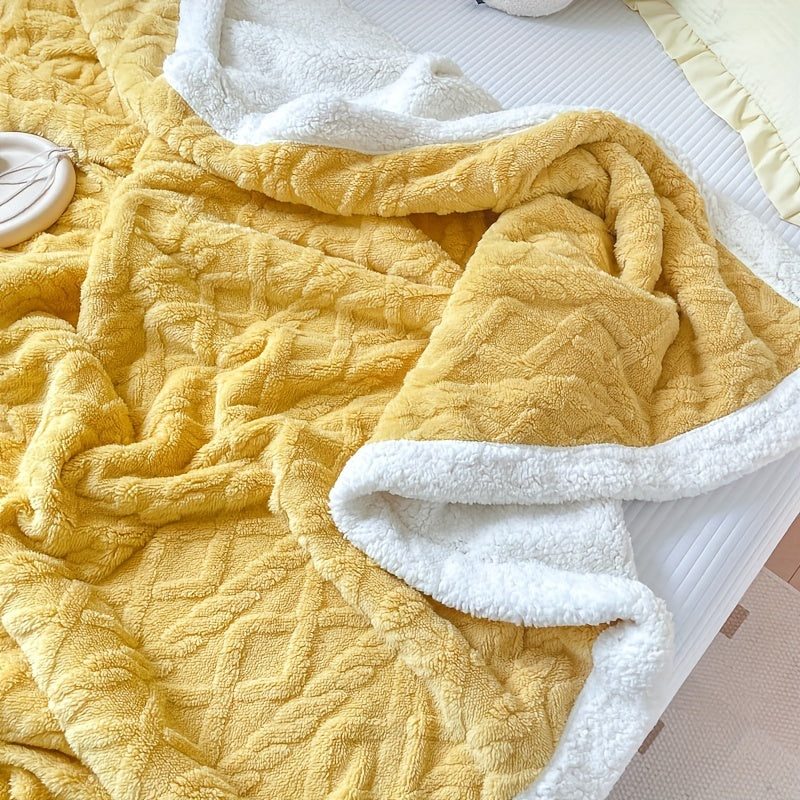 Stilvolle Wendbare Fleece-Decke für ultimativen Komfort und Wärme