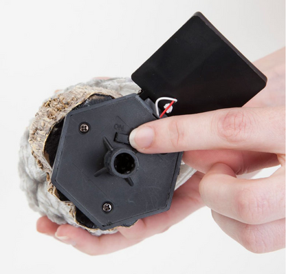 Sandsberg | Solar Gartenleuchte Eule – LED Außenleuchte für Garten, Terrasse und Balkon, wetterfest