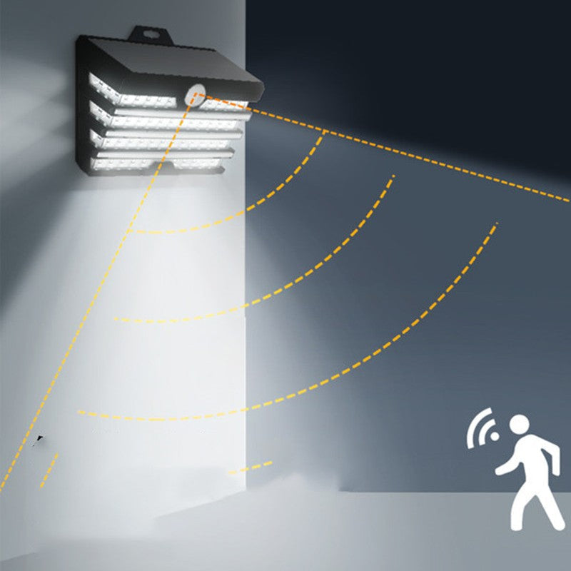 Sandsberg | Wasserdichte & Bewegungsaktivierte Solarleuchte, für Garten, Hinterhof, Terrasse, Patio, Garage