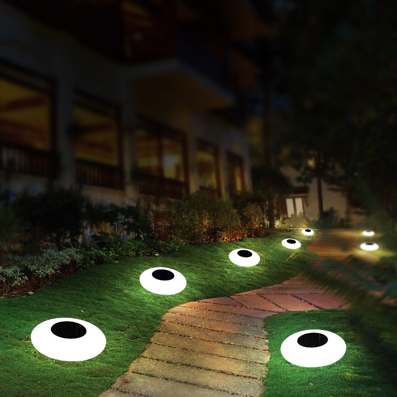 Sandsberg | Solar Gartenleuchten Augen-Design – LED Außenbeleuchtung für Garten & Terrasse, wetterfest