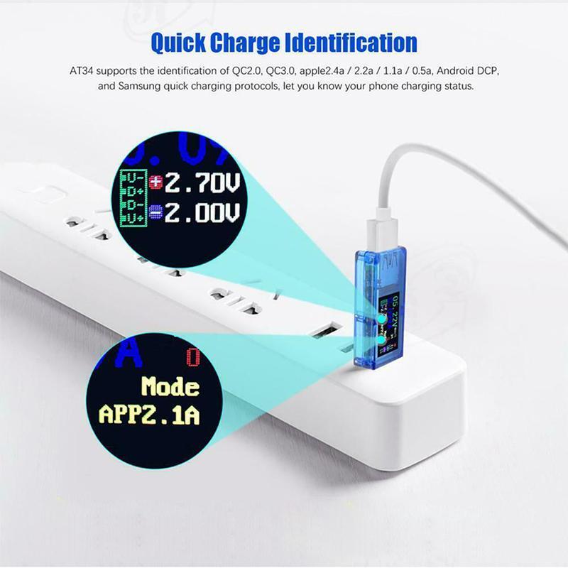 USB-Tester Strom Spannungs Meter Detektor