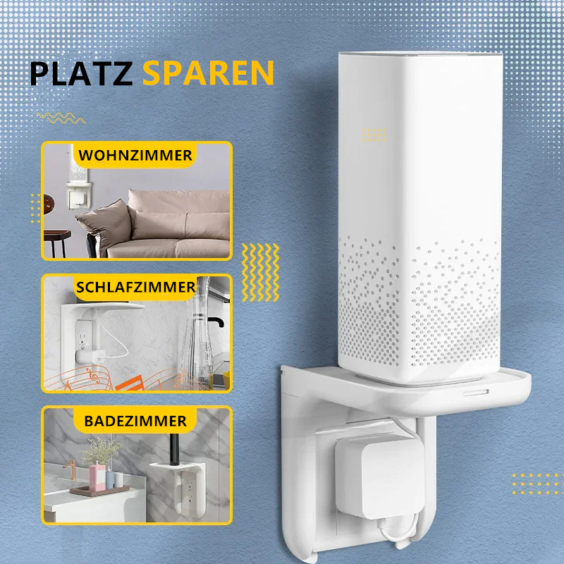 Kein Stanzen erforderlich Steckdosenregal