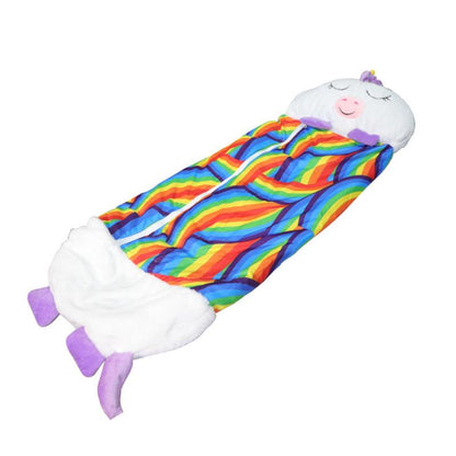 Sandsberg | Kissen und Schlafsack mit tierischem Design für Kinder