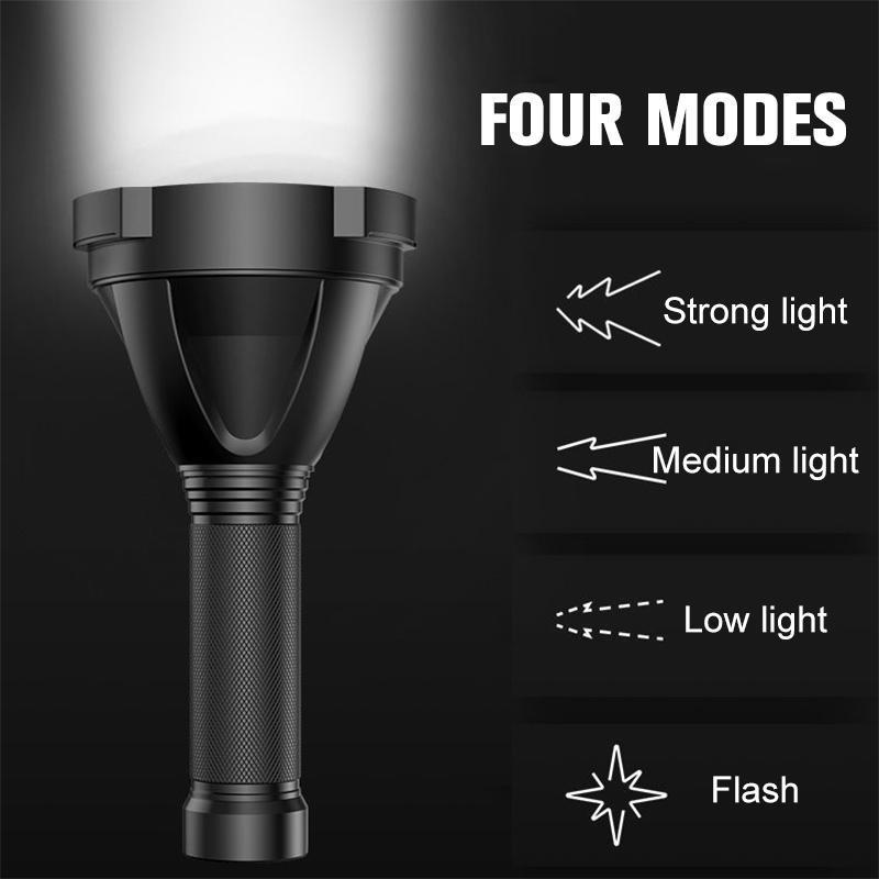 30000-5000 Lumen Hochleistungs-LED wasserdichte Taschenlampe
