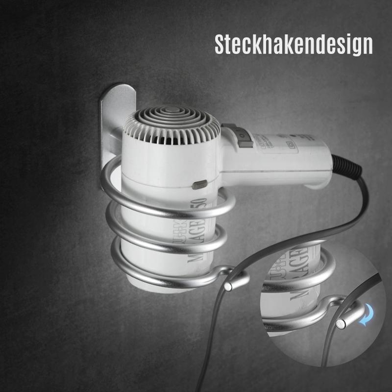 Sandsberg | Bad Aluminium Multifunktionaler Haartrocknerhalter