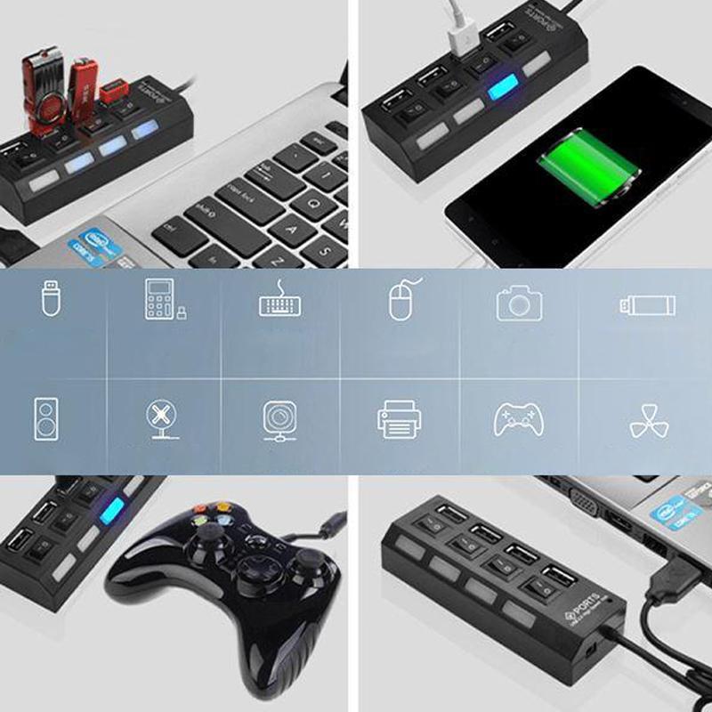 USB-Hub mit mehreren Ports und hoher Geschwindigkeit