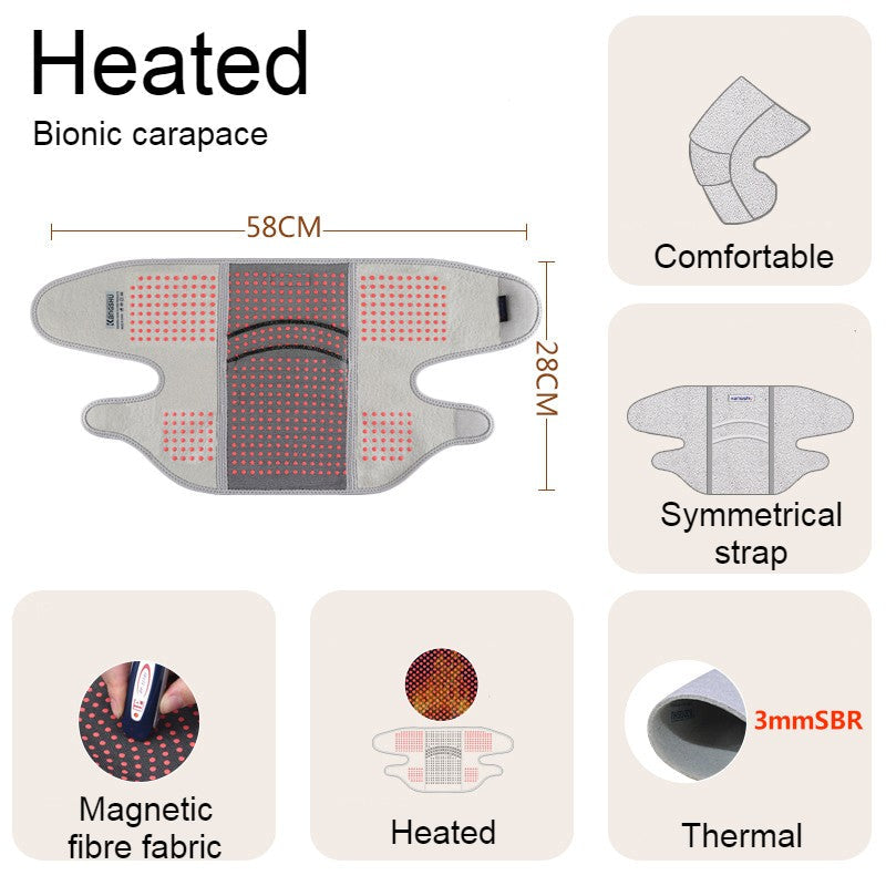 Sandsberg | Far Infrared Thermal Knee Warmer, mit Super Warmem Stoff & Bionischem Carapace Design, für Winter, Reisen & Draußen